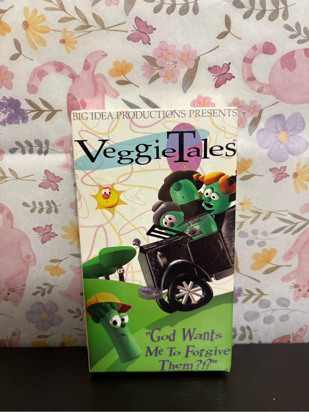 Vintage 1994 VeggieTales VHS "God Wants Me To Forgive Them. New Sealed.